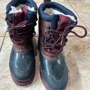 Stylish thermolite Two-Tone Winter Boots